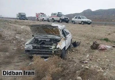 ۲ کشته و ۲ زخمی در برخورد سمند و پراید در سهراهی راک دهدشت