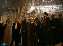 پیکرآیت الله هاشمی در جوار امام آرام می‌گیرد

