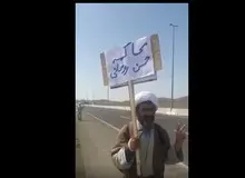 یک روحانی خواستار محاکمه «حسن روحانی» شد/ فیلم