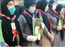 تشییع پیکر همسر امام موسی صدر در لبنان/ FILM