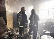 آتش سوزی هولناک در پاساژی در رشت
