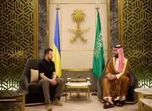 دیدار زلنسکی با بن سلمان