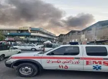 حریق شادآباد ۳ مصدوم داشت