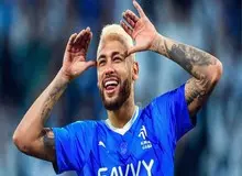 تصاویری از نیمار سوار بر جت سعودی‌ها