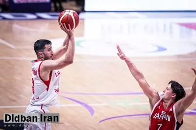 بسکتبالیست‌های ایران سامورایی‌ها را به زانو درآوردند
