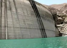 سد امیرکبیر تهران فقط ۲ هفته ذخیره آب دارد