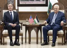 وزیر خارجه آمریکا در رام الله با محمود عباس دیدار کرد