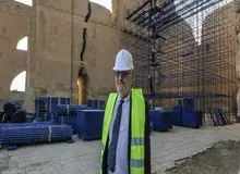 مرمت طاق کسری با کمک دانشگاه پنسیلوانیا آمریکا + عکس