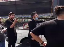 تصویر حمیدرضا روحی، جانباخته اعتراضات پاییز در مراسم عاشورا