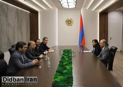گفتوگوی دیپلمات ایرانی با دبیر شورای امنیت ارمنستان