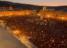 شورش در گرجستان؛ حمله معترضان به کاخ ریاست‌جمهوری+فیلم 