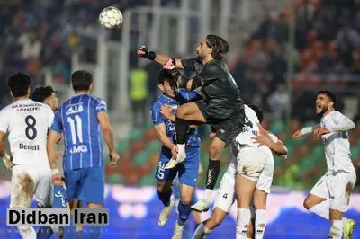 توقف خانگی استقلال مقابل ملوان؛ سقوط آبی‌ها به رده سوم