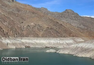 ذخایر "تقریبا هیچ" آب در سد کرج/ 97 درصد مخزن خالی شد