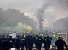 دستگیری ۴۵۷ تظاهرکننده در اعتراضات روز گذشته فرانسه