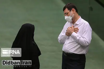 نامزد شکست خورده انتخابات ریاست جمهوری در صحن مجلس/ تصاویر