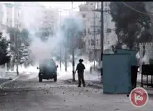 رژیم صهیونیستی برای مقابله با تظاهرکنندگان فلسطینی گازسمی جدید استفاده کرد