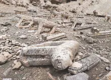 شیرهای سنگی در آستانه نابودی 