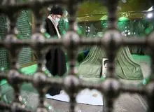 حضور رهبر انقلاب در مرقد امام و گلزار شهدای بهشت زهرا