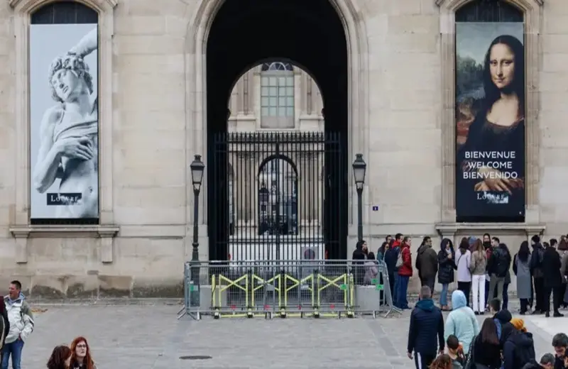 فرار با اسکوتر پس از سرقت از موزه لوور در هفت دقیقه؛ «مثل یک فیلم هالیوودی بود»