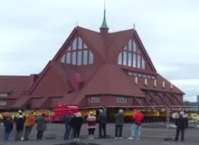 کلیسای ۱۱۳ ساله در سوئد جابه‌جا شد