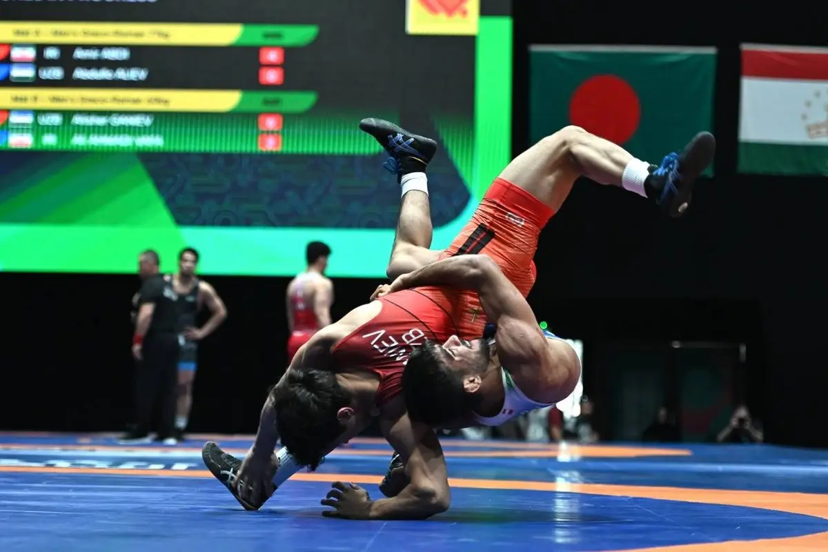 شکست اسماعیلی مقابل قهرمان جهان در کشتی فرنگی