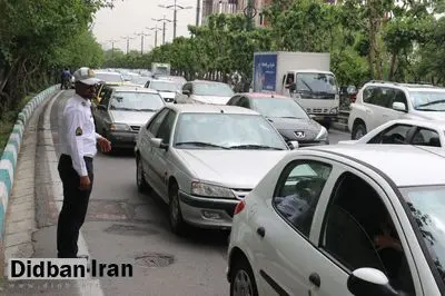 ترافیک سنگین در محورهای منتهی به نمایشگاه بینالمللی تهران