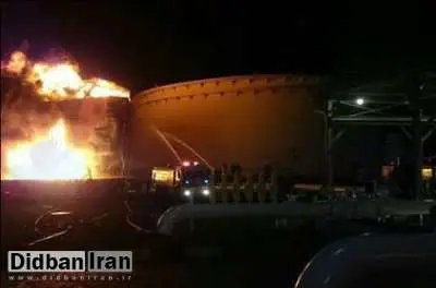 جزئیات مهار آتش سوزی مخزن نفت جنوب تهران/ حادثه، آسیب جانی نداشت