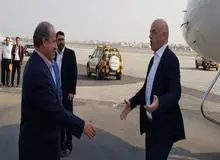 اینفانتینو وارد تهران شد +عکس
