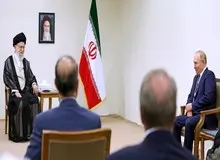 رسانه انقلابی: قرار گرفتن پرچم ایران به تنهایی در دیدار رهبری با پوتین یعنی این دیدار خیلی جدی این دیدار بود