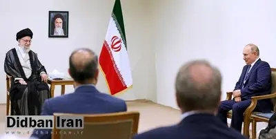 رسانه انقلابی: قرار گرفتن پرچم ایران به تنهایی در دیدار رهبری با پوتین یعنی این دیدار خیلی جدی این دیدار بود