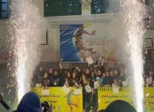 قهرمانی تیم مازندران در مسابقات رولبال زنان