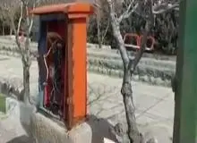 فیلم / سارقان در الیگودرز  تمام وسایل یک  پارک را دزدیدند