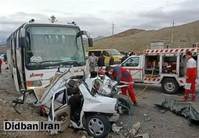 سلفی زوج کرمانی پشت فرمان خودرو موجب تصادف مرگبار شد