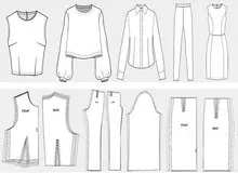 آموزش الگو‌سازی لباس به زبان ساده