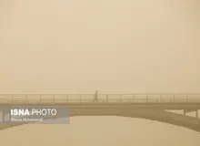 غلظت گرد و خاک در حمیدیه خوزستان 48 برابر حد مجاز

