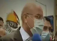  گاف جنجالی رییس مجلس و درخواست مبارزه با فلسطین!/ FILM