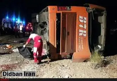 واژگونی اتوبوس دانش آموزان در خوزستان/ مصدومیت 16 نفر