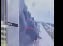 نابودی بمب افکن هسته ای روسیه+فیلم 