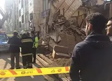 ریزش آوار در مدرسه در حال ساخت در ملارد ۳ مصدوم برجای گذاشت+عکس