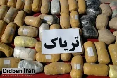 توقیف کامیون حامل ۱۰۹ کیلو تریاک در حوالی قم