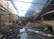 آتش‌سوزی دریک کارگاه چاپ به وسعت ۱۷۰۰ متر