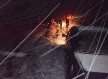 نجات ۱۰۵ نفر در برف و کولاک جاده‌های آذربایجان‌غربی