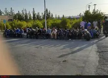 
تجمع کارگران پیمانکاری حاتمی در معدن چادرملو