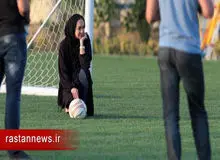 انتقاد نیکی کریمی از ممنوعیت حضور بانوان در استادیوم آزادی/ عکس
