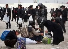 بلاتکلیفی زائران حسینی در مرز مهران + تصاویر
