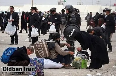 بلاتکلیفی زائران حسینی در مرز مهران + تصاویر
