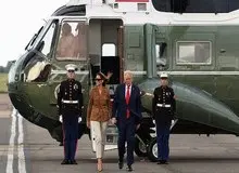 بروز نقص فنی برای هلیکوپتر حامل ترامپ در سفر به انگلیس