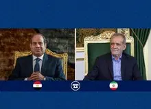 گفت‌وگوی تلفنی رؤسای جمهور ایران و مصر