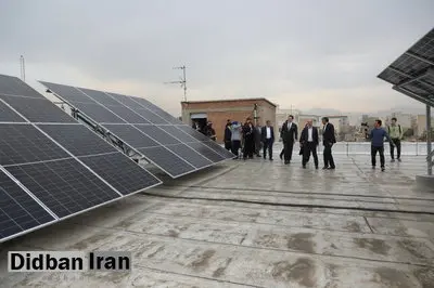افتتاح نخستین مدرسه مجهز به نیروگاه خورشیدی در تهران