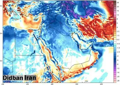 آغاز رگبار و کاهش دما در ۹ استان از روز پنجشنبه